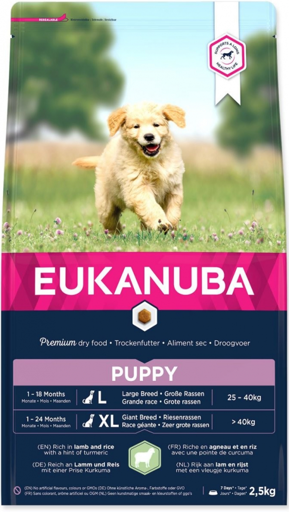 Eukanuba Puppy & Junior Lamb 2,5 kg
