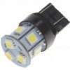 LED autožiarovka 12V / T20 / W3x16q - biela 9xSMD (2ks)