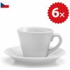 6 × Šálka na lungo - český porcelán 130 ml