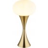 GLOBO 21027M LULA stolná lampička V369mm 1xE14 mosadzná, opálová