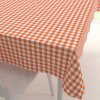 Biante Dekoračný obdĺžnikový obrus Rebeka RE-005 Oranžovo-biela kocka stredná 100x140 cm