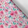 Takoy Látka s potlačou nepremokavý polyester TD / NS pink summer-NS-6059