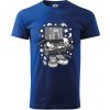 DJ meter - Klasické pánske tričko vyššej gramáže - XS ( Kráľovská modrá )