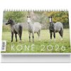Koně 2026 - stolní kalendář