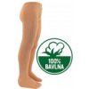 Detské pančuchy zo 100% bavlny NATURALE (telová) 122/128 cm