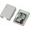 DATACOM STP jednozásuvka nad omítku Cat5e 1 x RJ45 2315