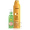 BABÉ SUN Opaľovací sprej SPF 50 + Aloe vera gél transparentný sprej na mokrú pokožku s ochranným faktorom 200 ml + darček: gél 90 ml