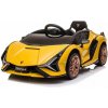 Eljet Detské elektrické auto Lamborghini Sian žltá