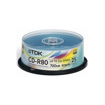 TDK CD-R 700MB 52x, 10ks