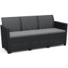 KETER Claire 3 Seaters sofa - grafit ALLIBERT 252980