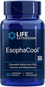 Life Extension EsophaCool 60 žuvacie tablety