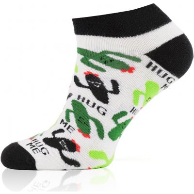 Italian Fashion pánske ponožky S167S Picos Čierno-biela