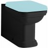 Kerasan WALDORF WC-kombi misa 40x68cm, spodný/zadný odpad, čierna mat SPH 411731