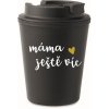 MAMA MORE - čierny termohrnček 300 ml