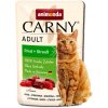 Vlhké krmivo pre mačky Animonda Carny hovädzie mäso a pštros, bez obilnín, 85 g
