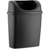 Nástenný kôš RULOPAK čierny 6L