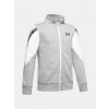 Under Armour Chlapčenská mikina Sportstyle Fleece Full Zip Šedá YSM