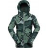 ALPINE PRO EZORO Zelená/Tyrkysovo zelená DETSKÁ SOFTSHELLOVÁ BUNDA S MEMBRÁNOU 116-122