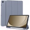 Techsuit - Flex Trifold obal s držiakom na stylus pre Samsung Galaxy Tab A11 Plus / A9 Plus - fialový