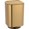 Wenko Odpadkový kôš s výkyvným vekom Auron 5,5 l, zlatá