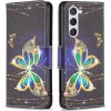 Puzdro na Samsung Galaxy S23 Motýľ čierne