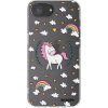 Picasee silikónový prehľadný obal pre Apple iPhone 16e - Unicorn hviezdne nebo