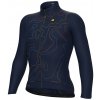 ALÉ Cycling Clothing ALÉ PR-E Top, Blue Veľkosť: XL Pánsky dres s dlhým rukávom