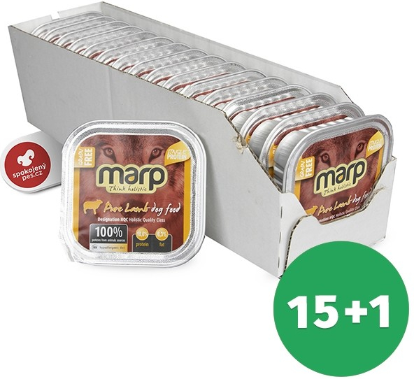 Marp Holistic Adult Dog Pure Lamb 16 x 100 g