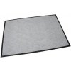 Sivá textilná gumová čistiaca rohož FLOMA Crossing Lines - 120x180x1cm 89897069