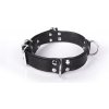 Kiotos Leather Deluxe Bondage Collar - Kožený obojok Čierna