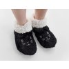PESAIL® Domáca obuv ZAJAČIK - čierna (vel.35-38),