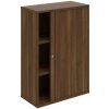 Hobis Policová skriňa Strong P, 80x115,2x40 cm, orech/orech