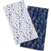 INSPIO Uterák Kuchynské utierky - Flor 50x70 modrá
