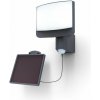 LUTEC 6925604345 SUNSHINE exteriérové solárne nástenné svietidlo LED 11W 800lm 5000K IP54 tmavá šedá, pohybový senzor