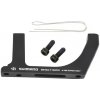 Shimano adaptér na kotúč 160 mm FM/PM - Shimano SM-MA-F160PDA adaptér predný z Flat-Mount na Post Mount 160 mm