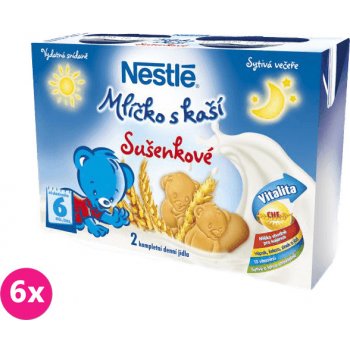 Nestlé Mliečko s kašou Sušienkové 6 x 200 ml