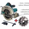 MAKITA HS7601 + pílový kotúč, paralelný doraz, adaptér na odsávanie - kvalitná kotúčová píla s prierezom až 66mm