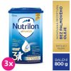 3x NUTRILON 3 Vanilla batoľacie mlieko 800 g, 12+ VP-F006289