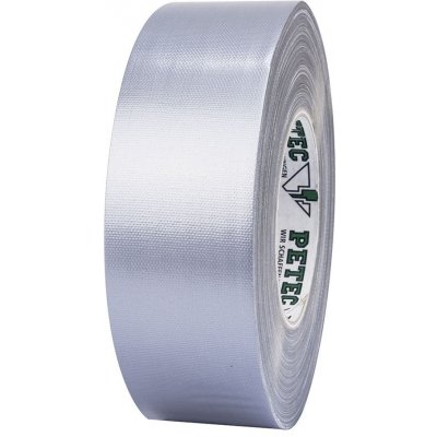 Petec Lepiaca páska tkaná s vrstvou LDPE strieborná 50 m x 50 mm 86250