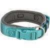 PREMIUM obojok EXTRA široký, S-M: 33-42 cm/ 35 mm, aqua/grafit