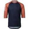 POC Letný pánsky MTB Dres Pure 3/4 Jersey Turmaline Navy/Himalayan Salt S