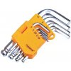Sada krátkych imbusových kľúčov s guličkou (1.5-10 mm 9-dielna HOTECHE HT260408