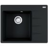 Franke fragranit drez CNG 611-62 TL/2 onyx 620x500,sifón FRA 114.0637.503