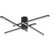 LED stropné svietidlo luster čierne loft moderné do spálne 3000K 24W