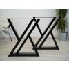 Treesome Robustní Double Z Industrial Podnož Stolová Noha 2ks Černá Rozměr: Š 60 x V 72 cm