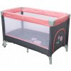 Mix Turistická postieľka Baby 60 x 120 cm odtiene ružovej