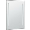 AQUALINE - Zrkadlo s LED osvetlením 60x80cm, gombíkový vypínač ATH6