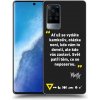 Picasee silikónový čierny obal pre Vivo X60 Pro 5G - Kazma - SVĚT PATŘÍ TĚM, CO SE NEPOSEROU