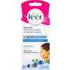 Veet Easy-Gel Tvár depilačné voskové pásky pre citlivú pokožku 40 ks