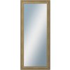 DANTIK - Zrkadlo v rámu, rozmer s rámom 60x140 cm z lišty HRAD strieborná patina (2823)